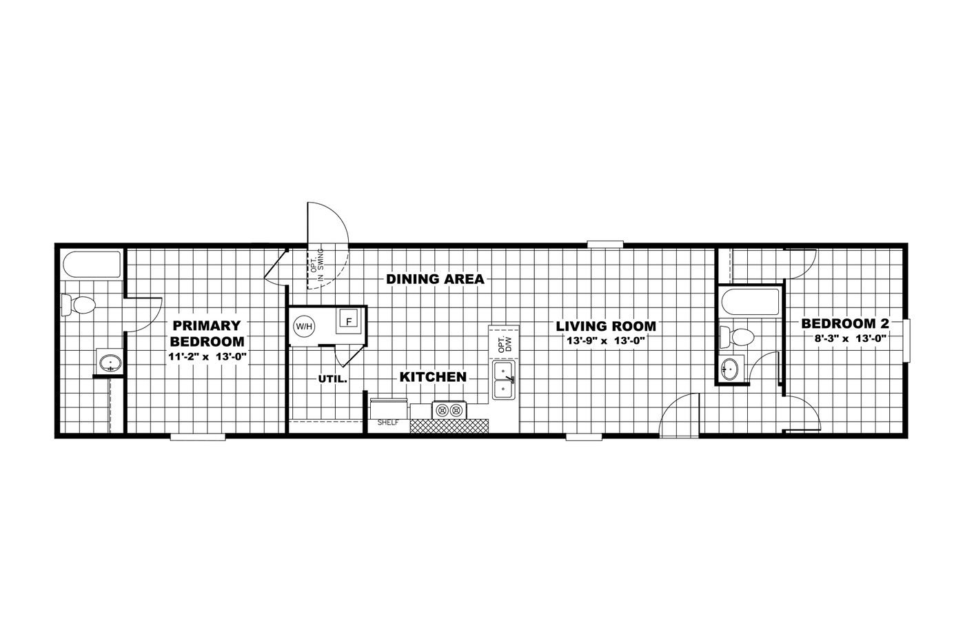 hand selected manufactured home floorplan