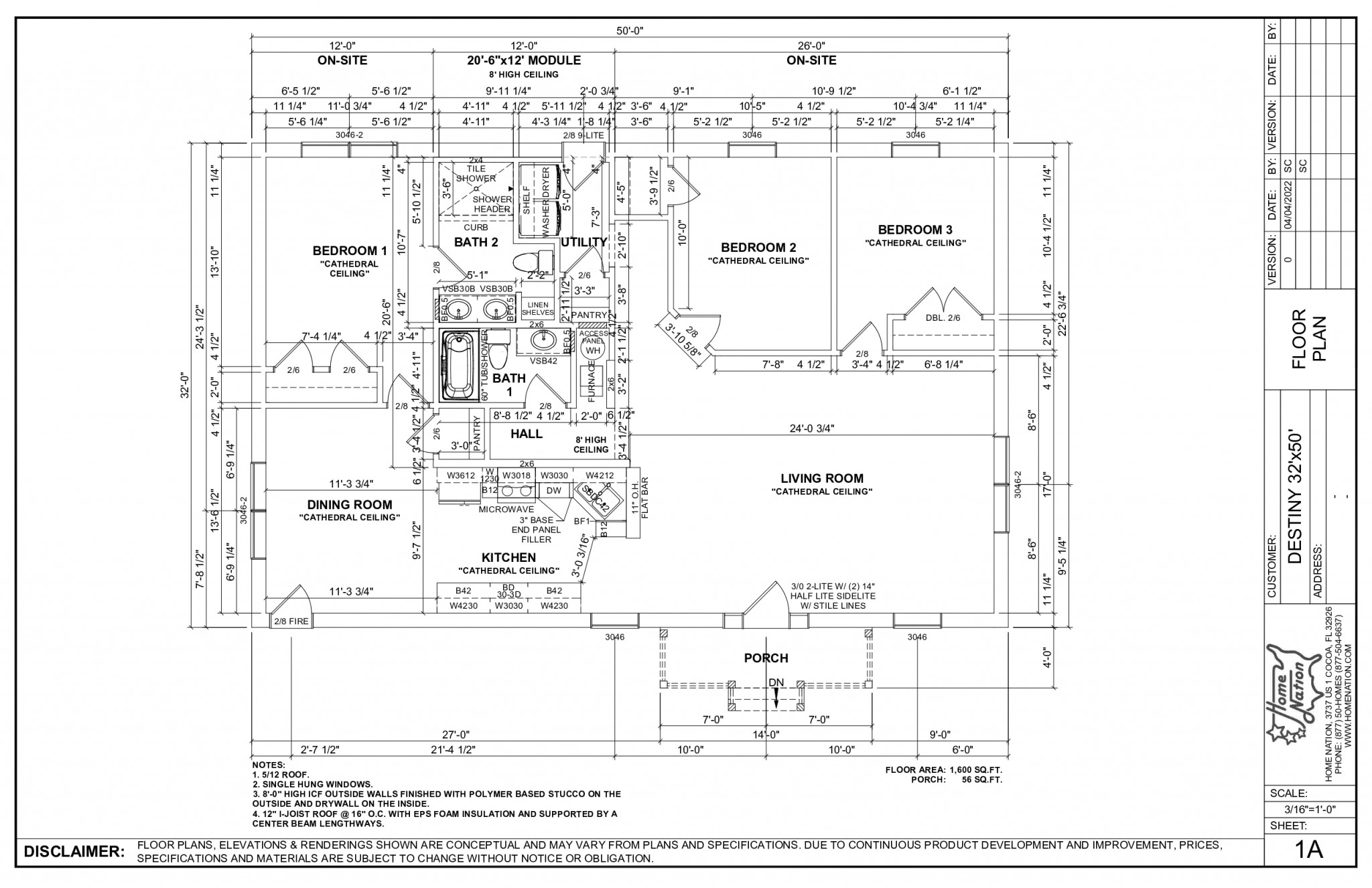 Destiny - Built on Site